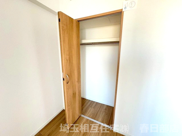 4．8帖子供部屋　クローゼット　全居室に収納があり物の置き場に困りません。