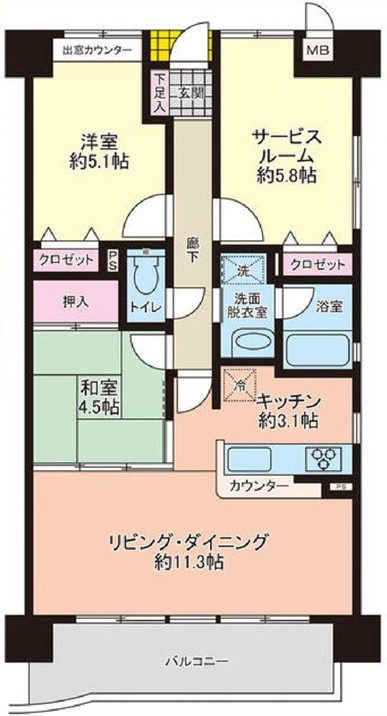 間取り：328000624040