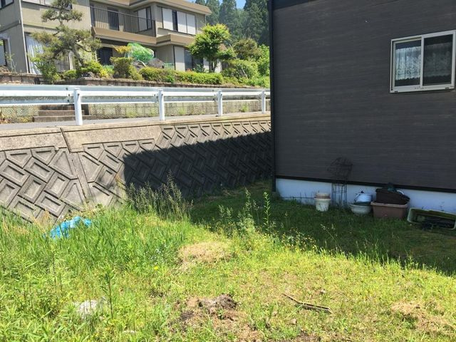 敷地中央からみた景色