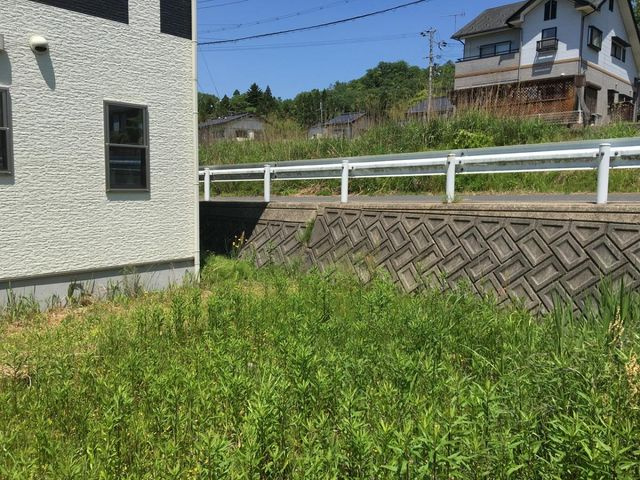 敷地中央からみた景色