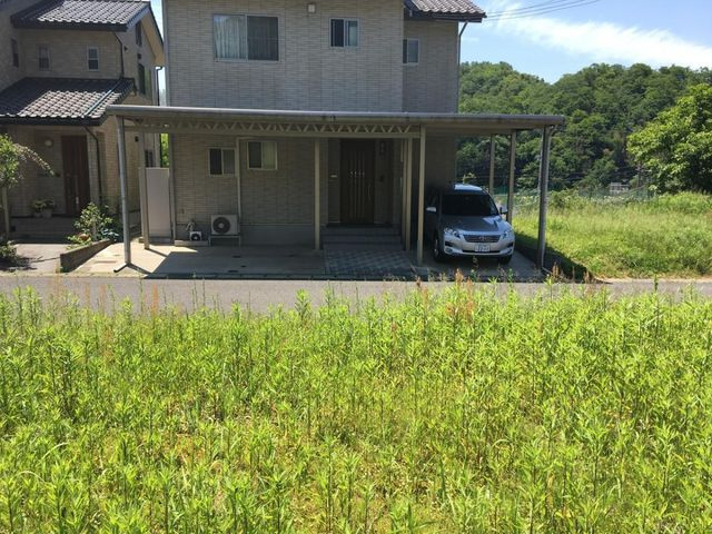 敷地中央からみた景色