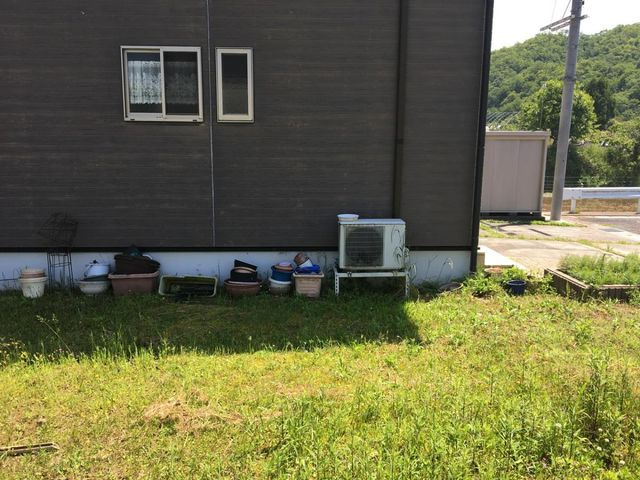 敷地中央からみた景色