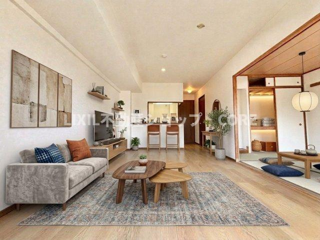 本画像はCGで作成しており、実際に現地に家具は置かれておりません。また、価格に家具は含まれておりません。