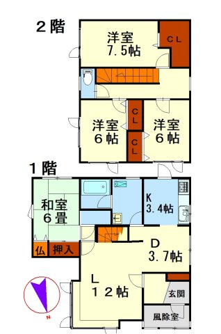 間取り：301000107750
