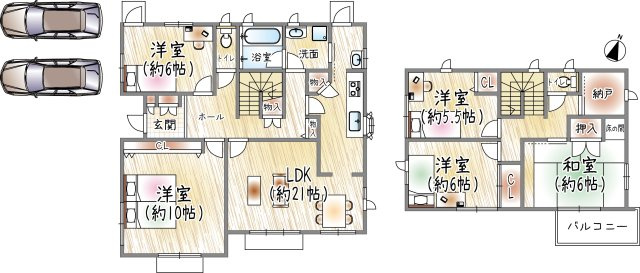 間取り：328000621757