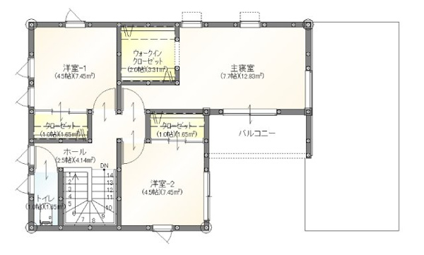 【向佐野一丁目の間取り】
