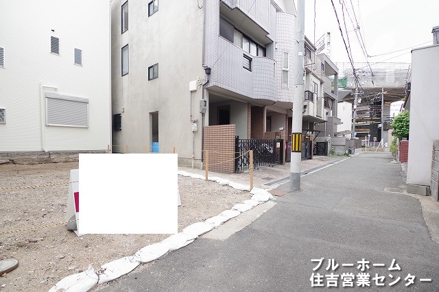別角度からの前面道路です！