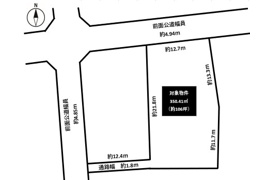 岐阜市早田町2丁目　売地の間取り