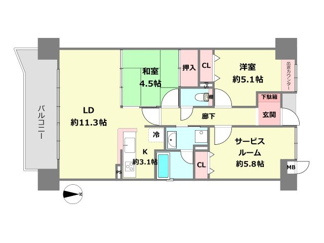 間取り：328000515816