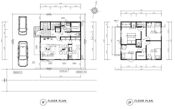 参考プラン建物面積（99.36m2）　ゆったりとした敷地に導線を重視した間取りです♪収納スペースとしても使用可能なフリースペースも確保！ご家族の理想を叶えます♪