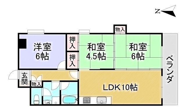 間取り：346000045784