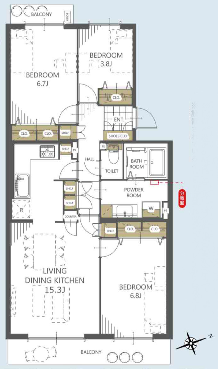 間取り：312001212063