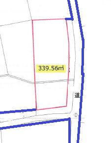 【曲輪田売地102.71坪の間取り】