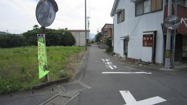 北側道路　西方向