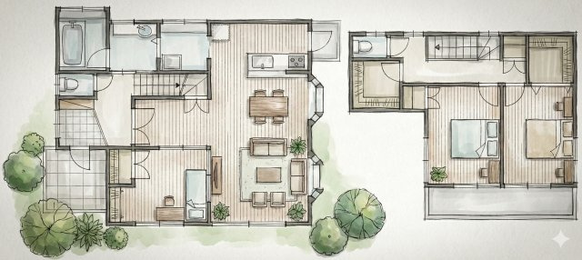 家具配置イメージです。