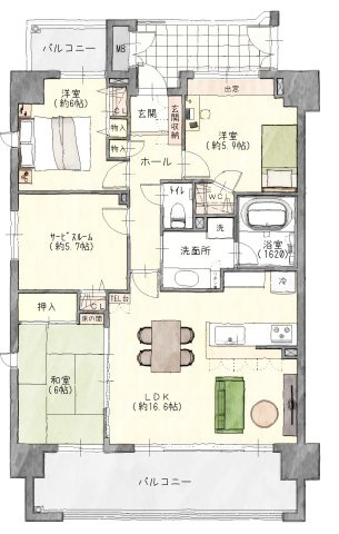 間取り：324000028784