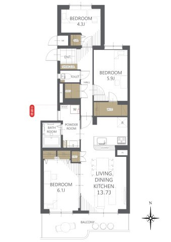 間取り：304000322097