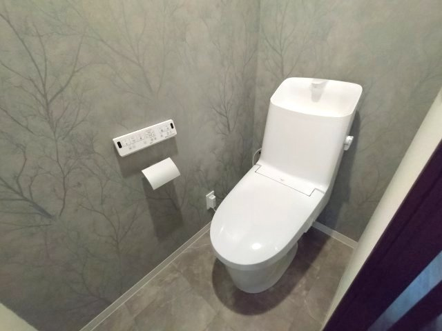 アクセントクロスがおしゃれな空間を演出します。