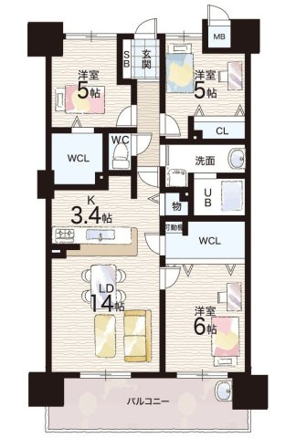 間取り：328000620395