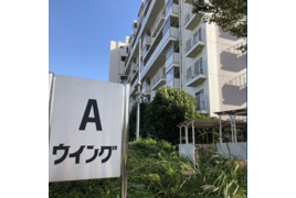 我孫子市布佐平和台駅前マンションウイングA棟の外観