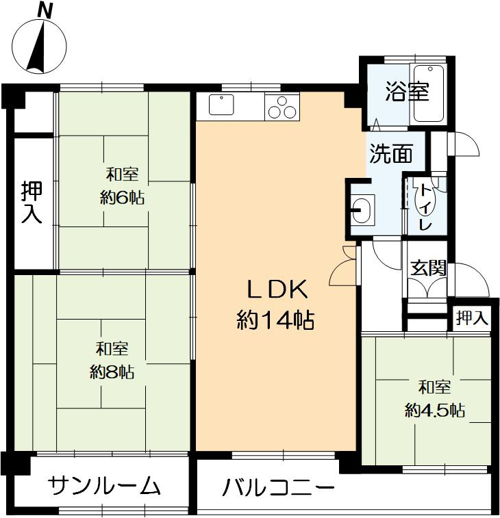 間取り：328000654228