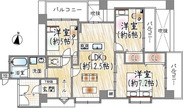 間取り：328000651185