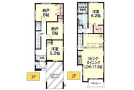 リガーレ名古屋市天白区一本松1期　全5棟　新築戸建の間取り
