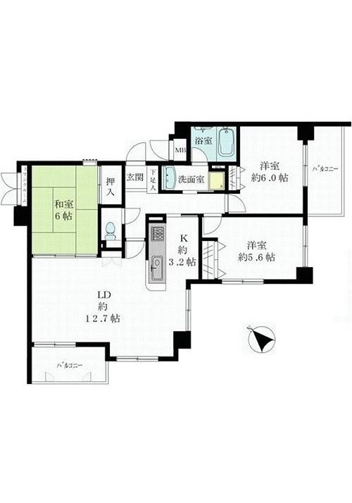 間取り：334000239637