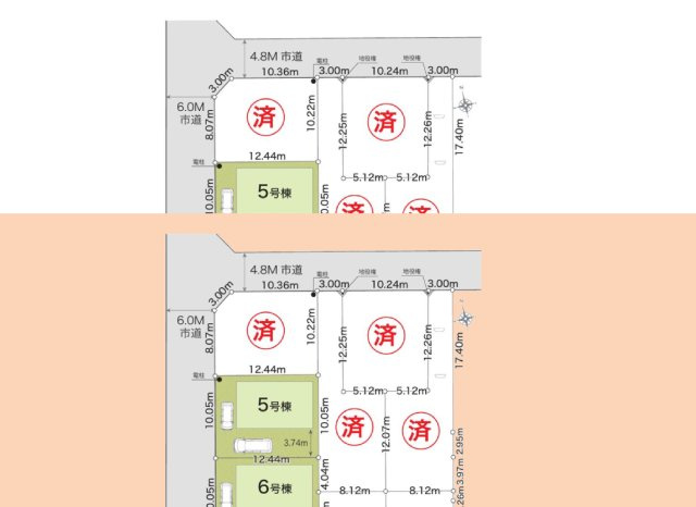 周辺環境・街並など、資料には掲載していない情報が現地にはたくさんございます。こちらは5号棟です。