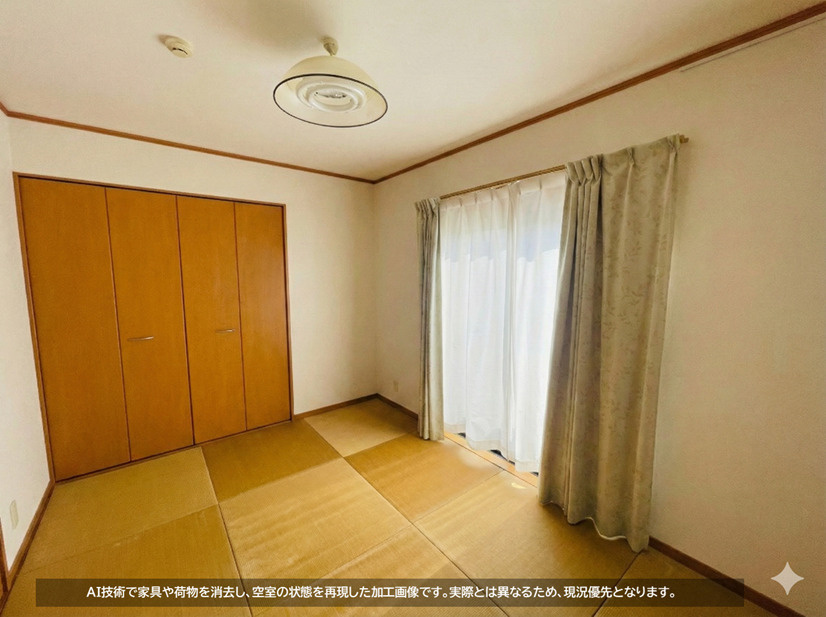 各居室に収納スペースがあります。　1階リビングから和室に繋がっているため、子供部屋としても安心です。　全居室南西向きのため日当たり良好です。