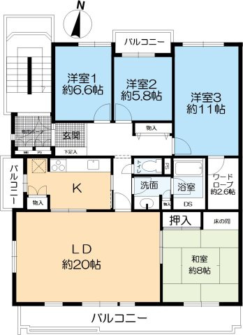間取り：328000638133