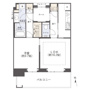 グラングリーン大阪 THE NORTH RESIDENCEの間取り