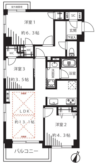 間取り：313004712384