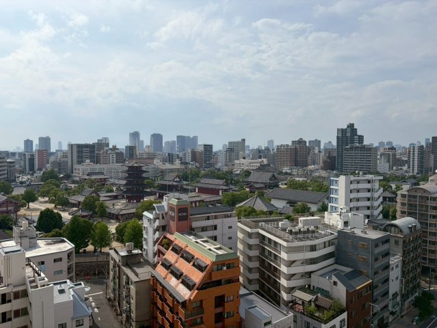 【物件からの眺望】リビングから大阪市内の豪華夜景が望めます！