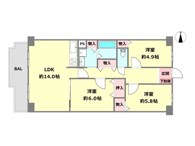 間取り：328000677723