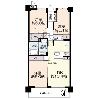 間取図　※現況を優先とします