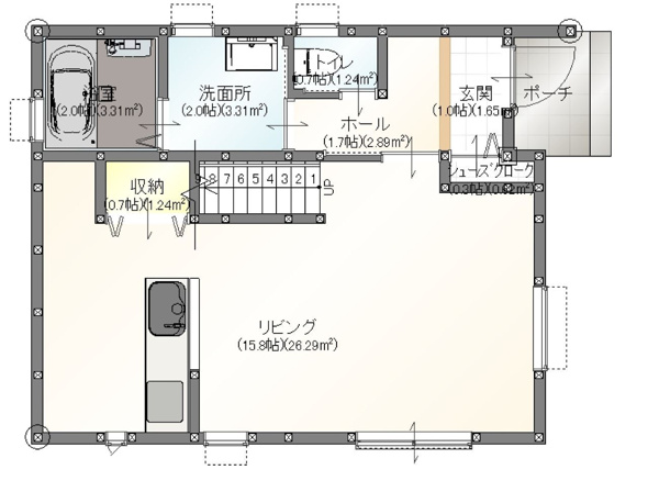 【東貫三丁目（3期）の間取り】