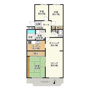 川越グリーンパークN-2号棟の間取り