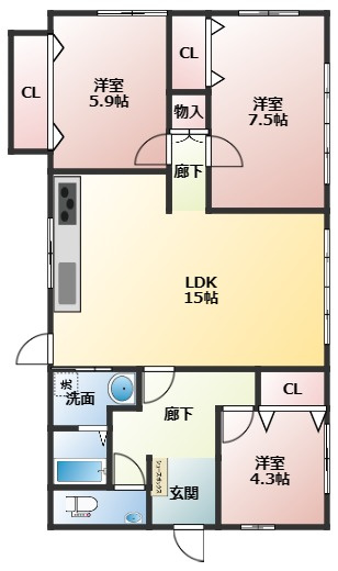 間取り：346000041856