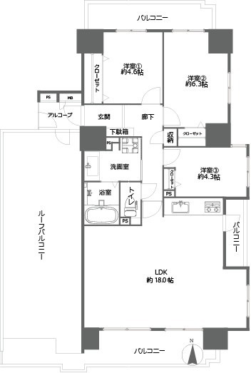 間取り：323000524086