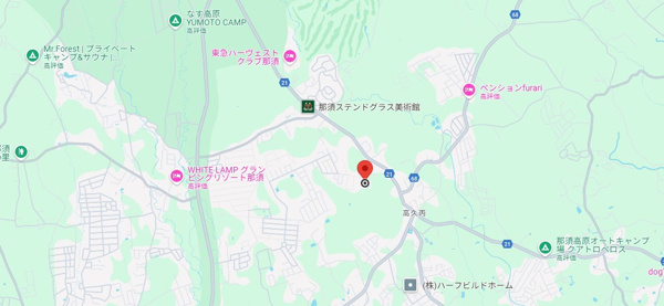 【ロワジール那須高原ハイジの地図】