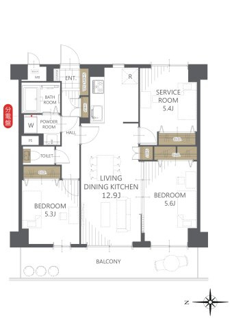 間取り：311002371576