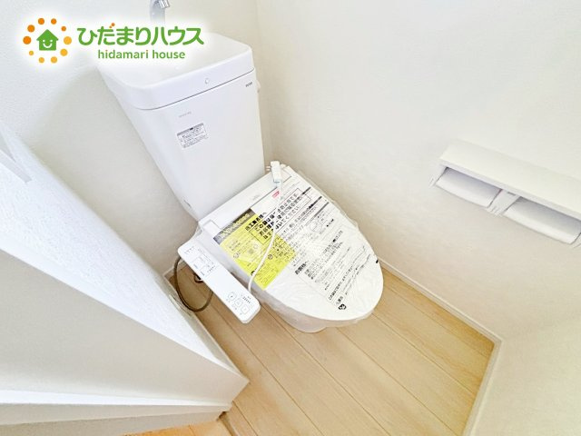 1・2階にトイレあるため、同時に利用でき混雑を避けられますね