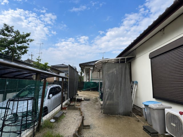 お庭の付いた物件です