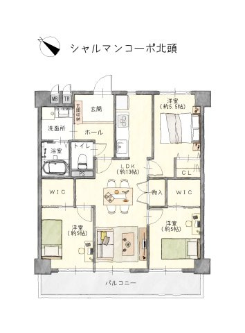 間取り：323000497593