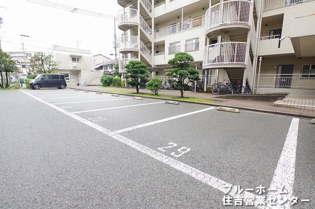 平面駐車場です！