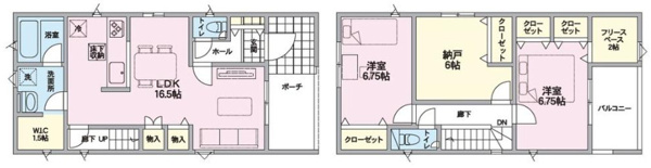 【新潟市東区紫竹 第13 3号の間取り】