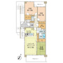 ローレルスクエア南大沢5番館の間取り