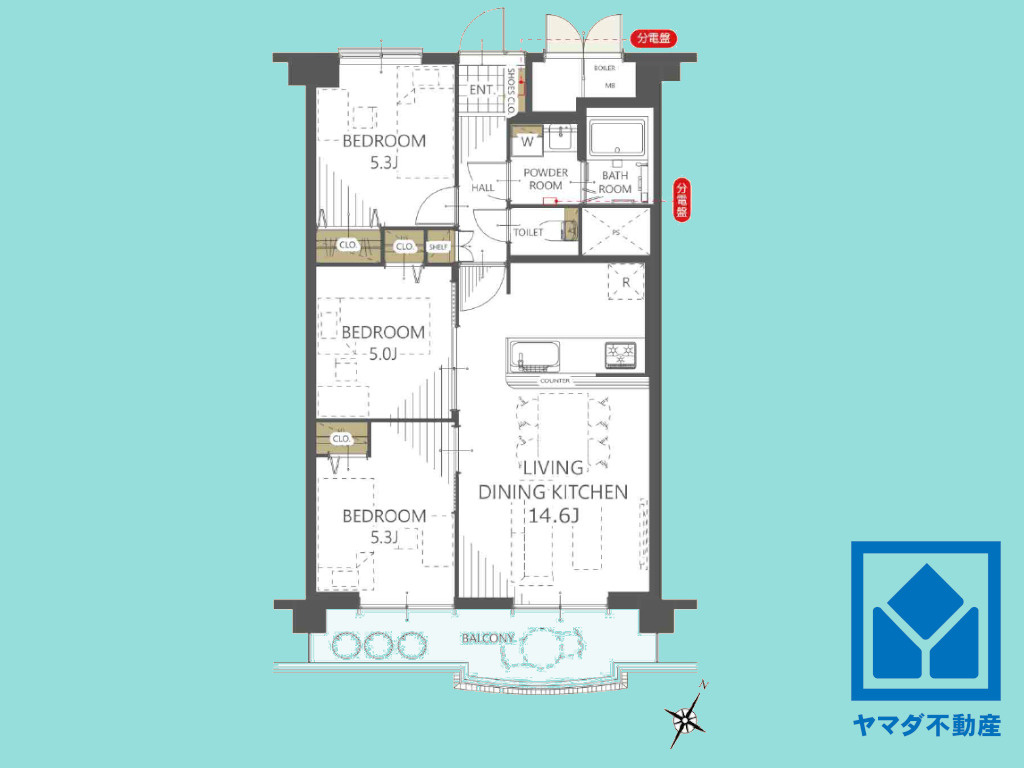 間取り：326000227088