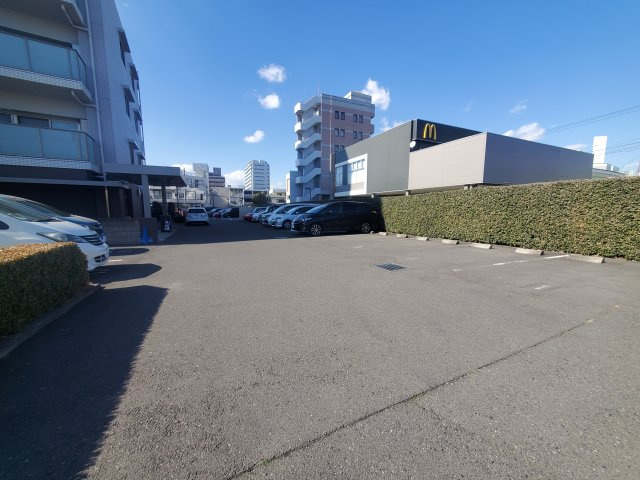 敷地内に平置きの駐車場も配置。出し入れしやすい設計です。